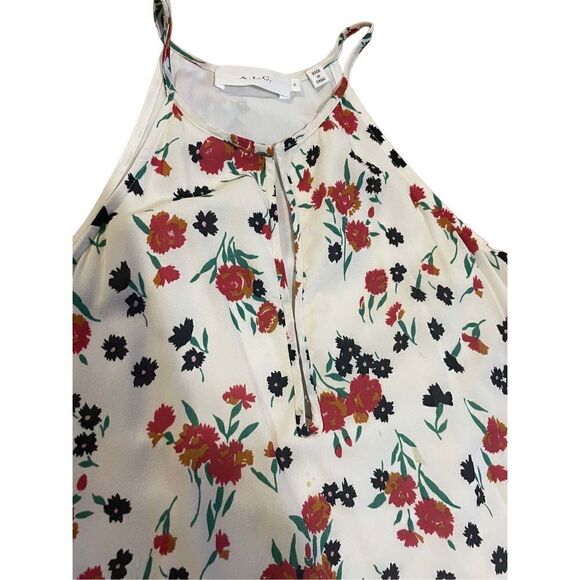 A.L.C. Floral Richards Silk MIDI Dress Sz 2 - Picture 9 of 15
